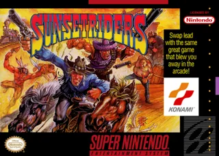 Capa de Sunset Riders (EUA)
