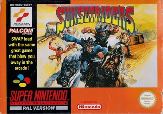 Capa de Sunset Riders (Europa)