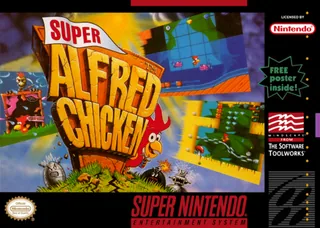 Capa de Super Alfred Chicken (EUA)
