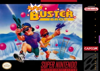Capa de Super Buster Bros. (EUA)