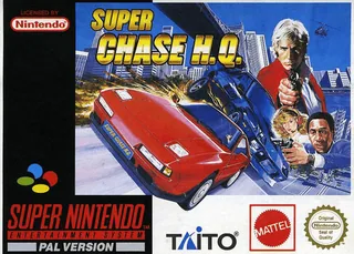 Capa de Super Chase H.Q. (Europa)