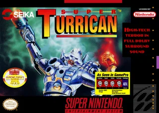 Capa de Super Turrican (EUA)