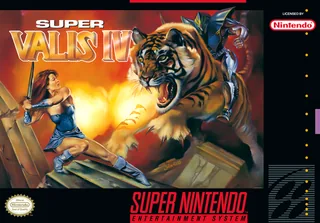 Capa de Super Valis IV (EUA)