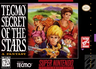 Capa de Tecmo Secret of the Stars (EUA)