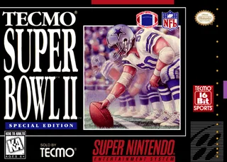 Capa de Tecmo Super Bowl II - Special Edition (EUA)