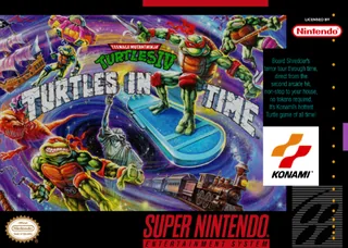 Capa de Teenage Mutant Ninja Turtles IV - Turtles in Time (EUA)