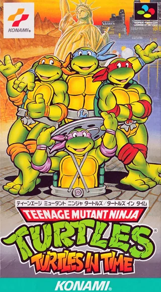 Capa de Teenage Mutant Ninja Turtles IV - Turtles in Time (Japão)
