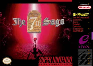 Capa de The 7th Saga (EUA)