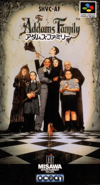 Capa de The Addams Family (Japão)