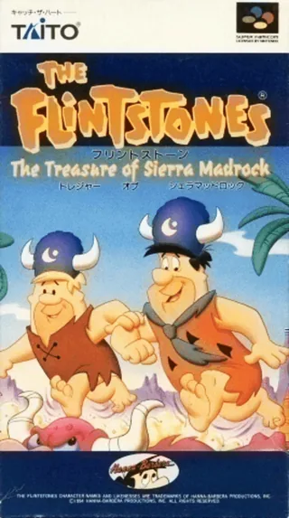 Capa de The Flintstones - The Treasure of Sierra Madrock (Japão)