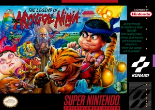 Capa de The Legend of the Mystical Ninja (EUA)