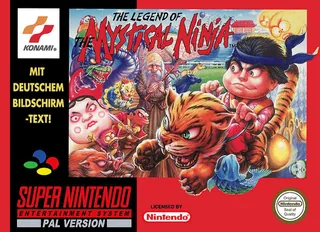 Capa de The Legend of the Mystical Ninja (Europa)