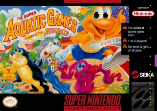 Capa de The Super Aquatic Games Starring the Aquabats (EUA)