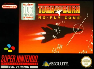 Capa de Turn and Burn - No-Fly Zone (Europa)