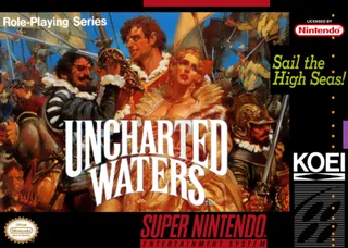 Capa de Uncharted Waters (EUA)