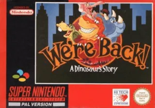 Capa de We're Back! - A Dinosaur's Story (Europa)