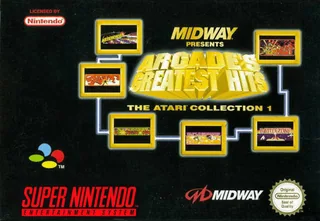 Capa de Williams Arcade's Greatest Hits (Europa)
