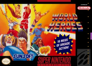 Capa de World Heroes (EUA)