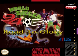 Capa de World Soccer 94 - Road to Glory (EUA)