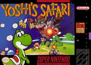 Capa de Yoshi's Safari (EUA)