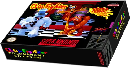 Capa de Clay Fighter - Tournament Edition