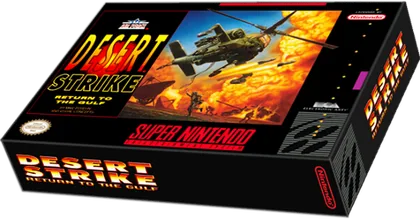Capa de Desert Strike - Return to the Gulf