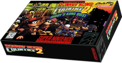Capa de Donkey Kong Country 2 - Diddy's Kong Quest