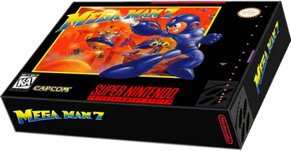 Capa de Rockman 7 - Shukumei no Taiketsu!