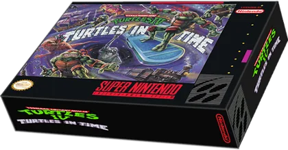 Capa de Teenage Mutant Ninja Turtles IV - Turtles in Time