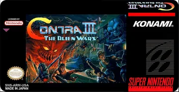 Contra III - The Alien Wars: label restaurada (não oficial)