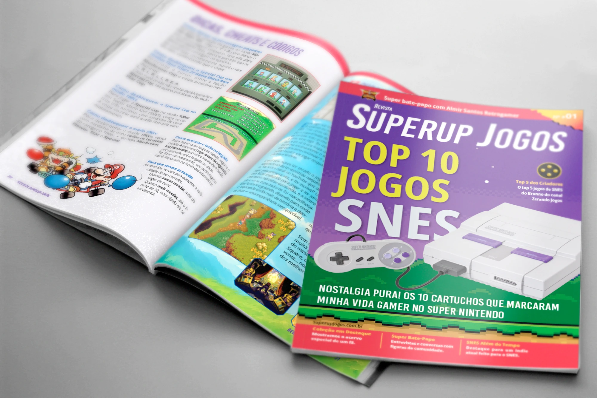 Revista aberta: Dicas, cheats e códigos