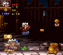 An American Tail - Fievel Goes West: gameplay