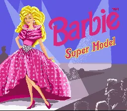 Barbie - Super Model: tela de título