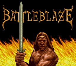 Battle Blaze: tela de título