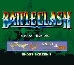 Battle Clash: tela de título