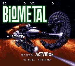 BioMetal: tela de título