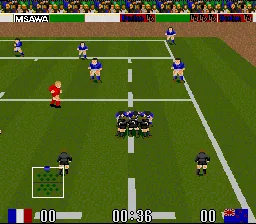 Blanco World Class Rugby: gameplay