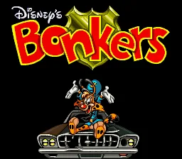 Bonkers: tela de título
