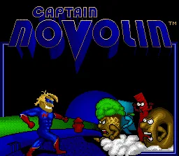 Captain Novolin: tela de título