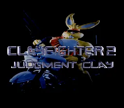 Clay Fighter 2 - Judgment Clay: tela de título