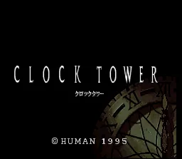 Clock Tower: tela de título
