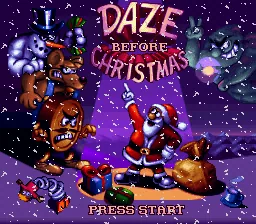 Daze Before Christmas: tela de título