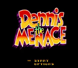 Dennis the Menace: tela de título