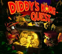 Donkey Kong Country 2 - Diddy's Kong Quest: tela de título