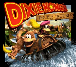 Donkey Kong Country 3 - Dixie Kong's Double Trouble!: tela de título