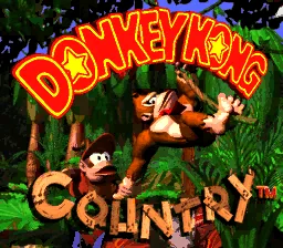 Donkey Kong Country: tela de título