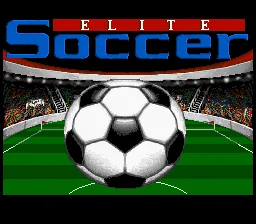 Elite Soccer: tela de título