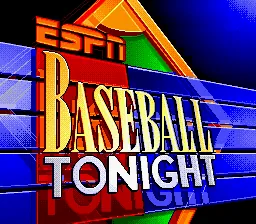 ESPN Baseball Tonight: tela de título