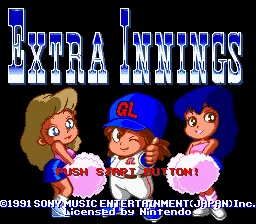 Extra Innings: tela de título