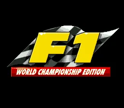 F1 World Championship Edition: tela de título